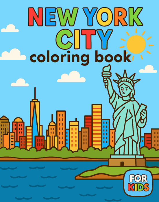 NYC Coloring Book cover